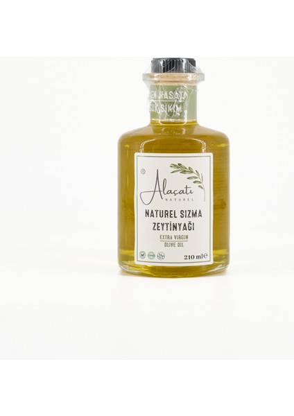 Alaçatı Natürel Soğuk Sıkım Naturel Sızma Zeytinyağı 210 ml