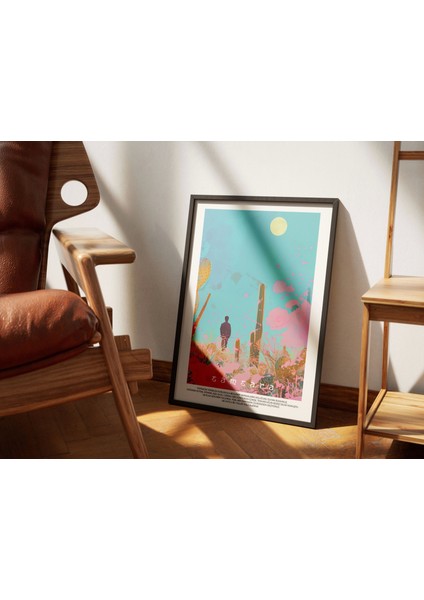 Manzara Kaktüs Doğa Baskı Tablo, Art Print Poster