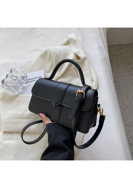 Kadınlar Için High-End Niş Tasarım Koltuk Altı Çantası 2024 Yeni Tek Omuz Crossbody Çanta Çok Yönlü Retro Taşınabilir Küçük Kare Çanta (Yurt Dışından)