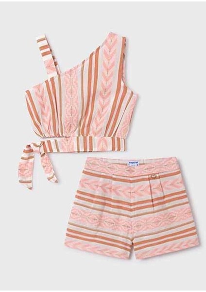 Kız Çocuk Keten Şort 6265 modelleri