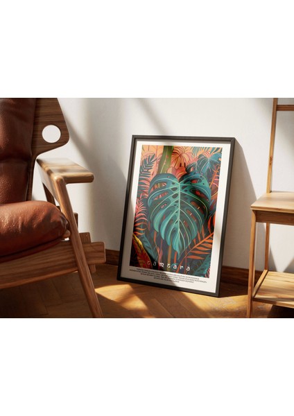Sanatsal Yaprak Figürü Doğa Baskı Tablo, Art Print Baskı