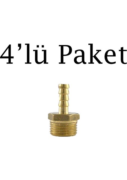 Hava Hortum Erkek Rekoru 1/2 8Mm