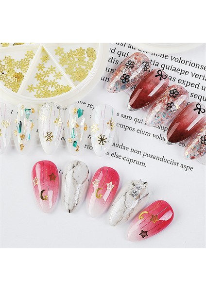 Metal Kar Tanesi Nail Art Tırnak Süsü (F687-2)