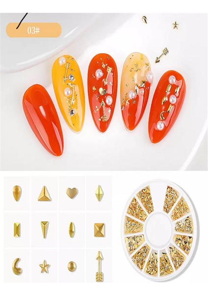 Metal Nail Art Tırnak süsü (F693-03)
