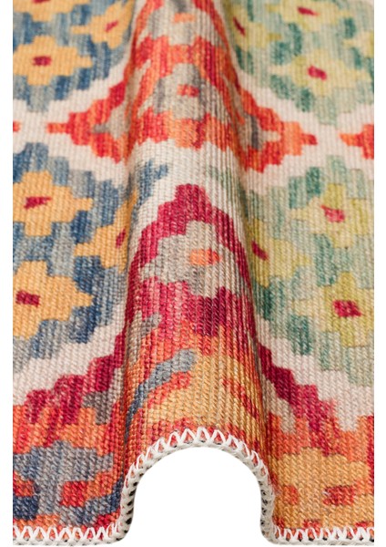 Elista ELS104 Cream Multy Loop Dokuma Yıkanabilir Otantik Kilim modelleri