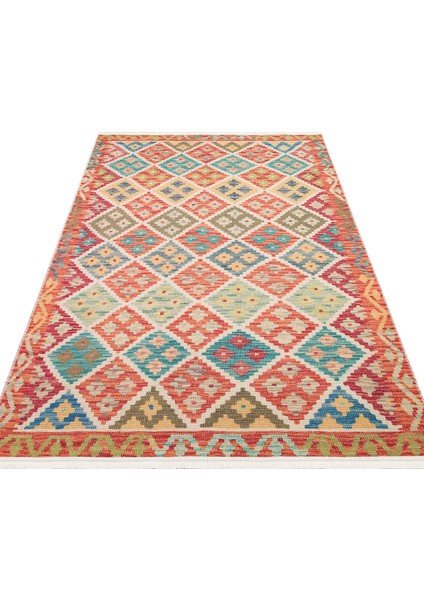 Elista ELS104 Cream Multy Loop Dokuma Yıkanabilir Otantik Kilim indirimleri