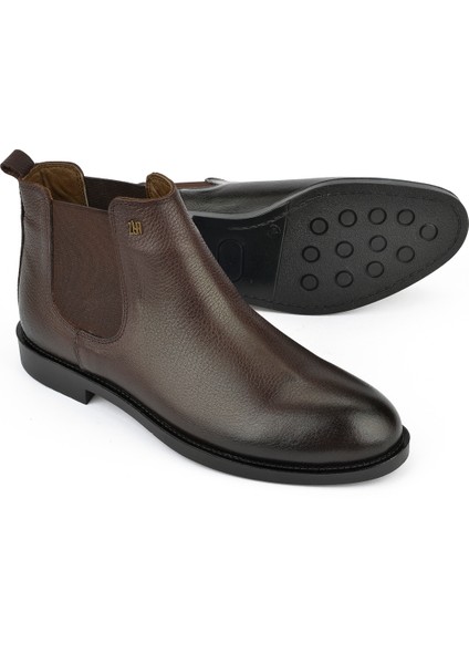 Ziya, Erkek Hakiki Deri Bot 113447 101 Kahve fırsatları