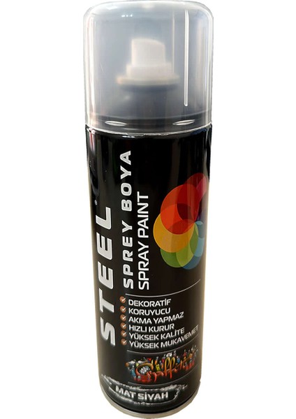Sprey Boya 400 ml Dekoratif Boya Graffiti Duvar Boyası Mobilya Boyası Metal Boyası 1 Adet