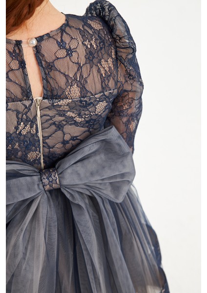 Özel Tasarım Robası Dantelli Çiçekli Taşlı Çantalı Abiye fırsatları