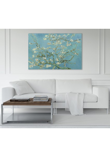 Çiçek Açan Badem Ağacı Van Gogh Kanvas Tablo