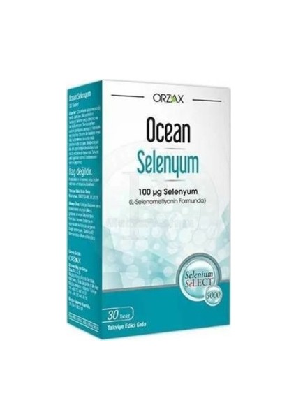 Selenyum 30 Tablet 100 Mcg x 2 Adet