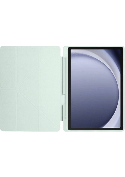 Samsung Galaxy Tab A9 2023 Yatay ve Dikey Standlı Antişok Köşe Korumalı Kalemlikli Origami Slikon Kılıf modelleri
