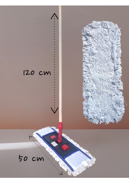 Pratik Mop Seti, Yedek Paspas ve Sap Takımı, Temizlik Kolaylığı, Renk: Beyaz fiyatları