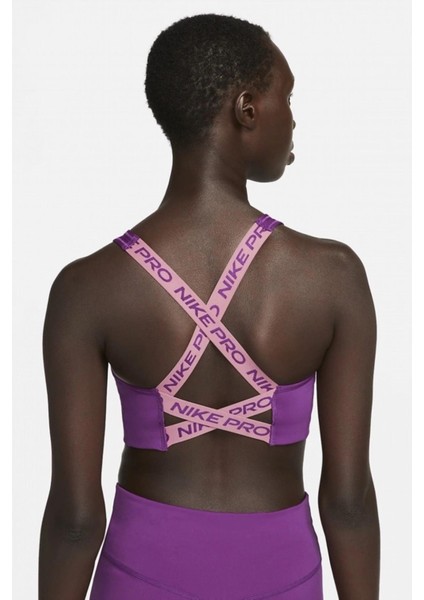 Pro Dri Fit Swoosh Sports Bra In Viotech Cave Purple Orta Destekli Dolgusuz Grafik Kadın Spor Sütyeni Mor fiyatları