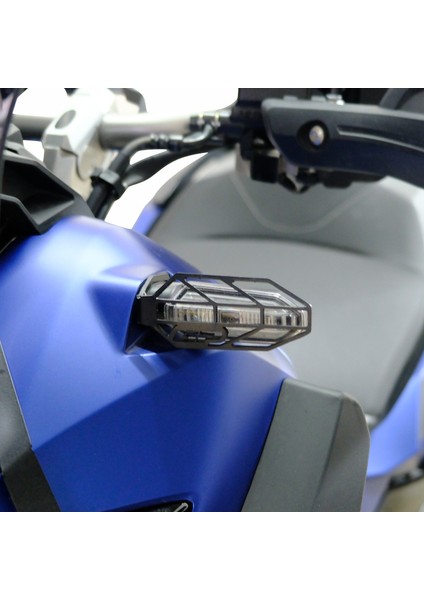 Honda ADV 350 2023-2025 Uyumlu Sinyal Koruma Siyah