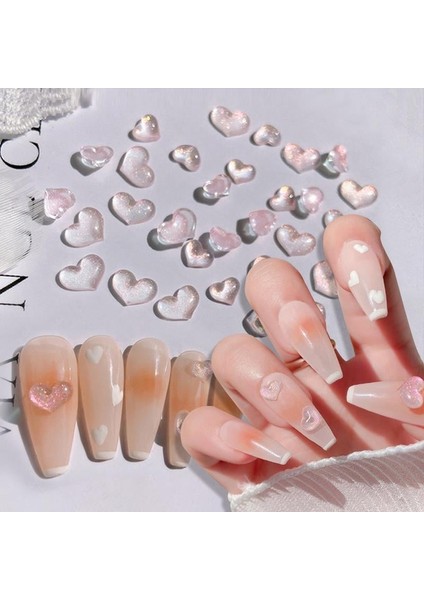Tırnak Süsleme Nail Art Charm Kalp (56263-4)