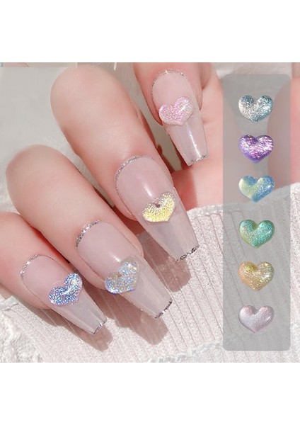 Tırnak Süsleme Nail Art Charm Kalp (56263-4)