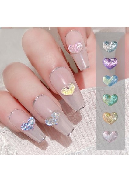 Tırnak Süsleme Nail Art Charm Kalp (56263-2)