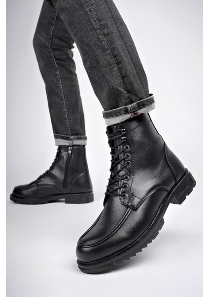 Maxwell Fermuarlı Bağcıklı Rahat Hafif Taban Erkek Bot indirimleri