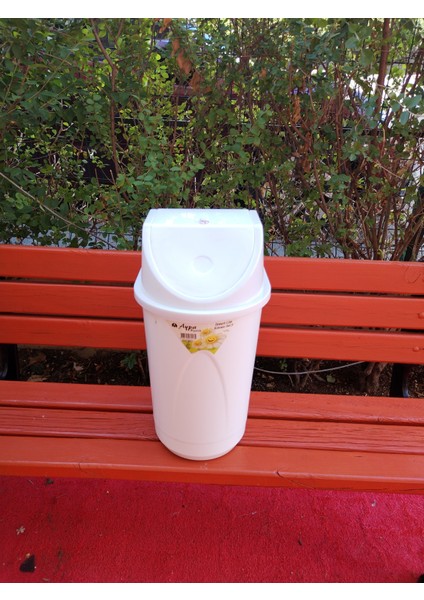 Plastik Çöp Kovası Üstten Atmalı 18 Litre Ofis Kapı Önüne Uygun