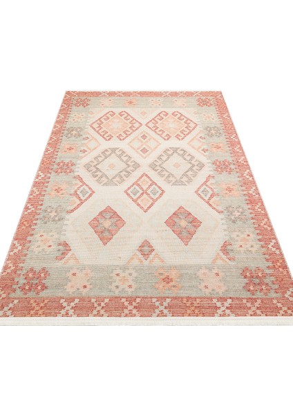 Elista ELS101 Cream Multy Loop Dokuma Yıkanabilir Otantik Kilim indirimleri