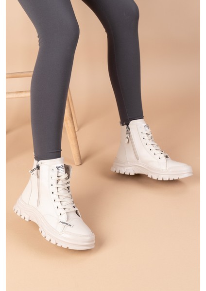 Fonsen Kadın Bej Bot modelleri