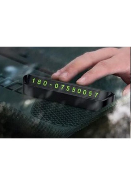 Araç Parktel Numaratör Oto Telefon Park Numaratörü Ön Cam Torpido Siyah modelleri