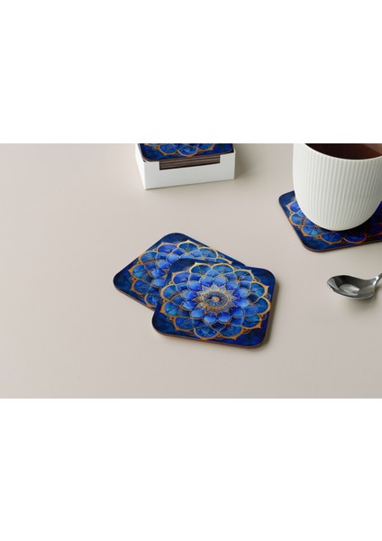 Dekoratif Bardak Altlığı Neon Desen 137