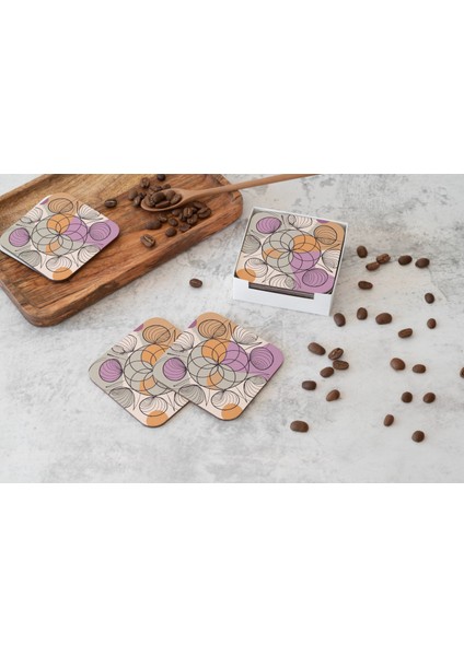 Dekoratif Bardak Altlığı Circle Design 02 fiyatları