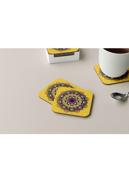 Dekoratif Bardak Altlığı Circle Design 14