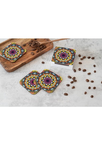 Dekoratif Bardak Altlığı Circle Design 14 fiyatları