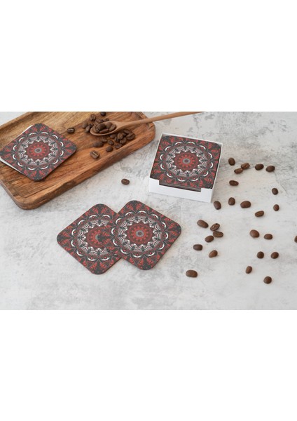 Dekoratif Bardak Altlığı Circle Design 17 fiyatları