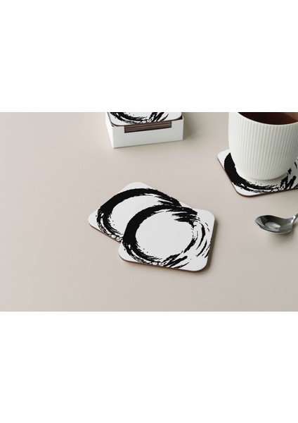 Dekoratif Bardak Altlığı Circle Design 32