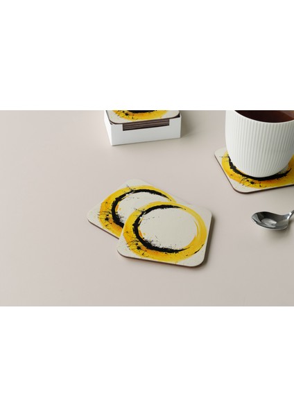 Dekoratif Bardak Altlığı Circle Design 74
