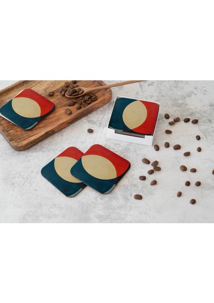 Dekoratif Bardak Altlığı Circle Design 86 fiyatları