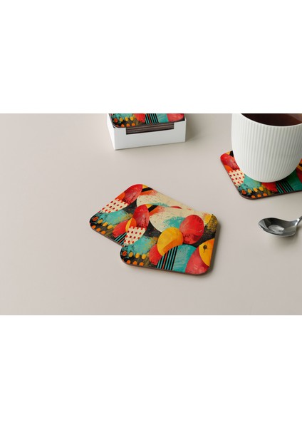 Dekoratif Bardak Altlığı Circle Design 105