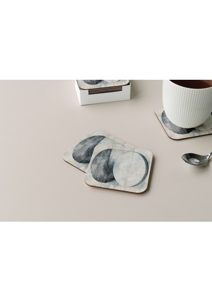 Dekoratif Bardak Altlığı Circle Design 09