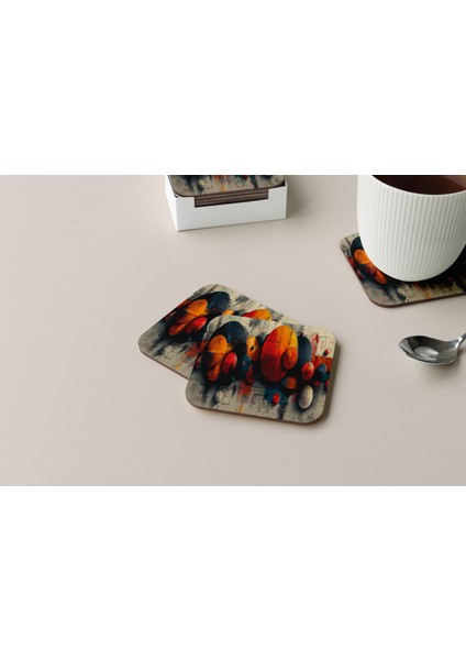 Dekoratif Bardak Altlığı Circle Design 15