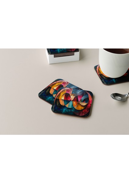 Dekoratif Bardak Altlığı Circle Design 21