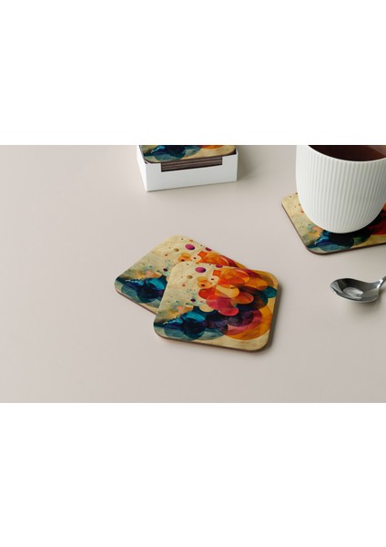 Dekoratif Bardak Altlığı Circle Design 25