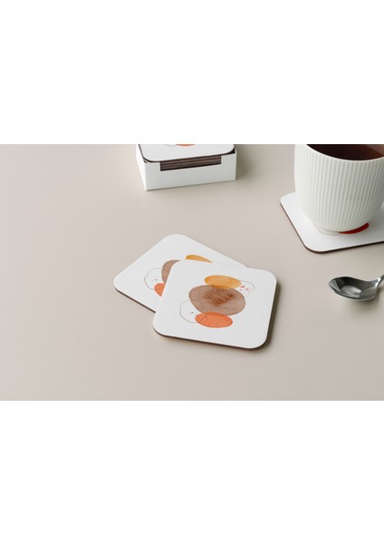 Dekoratif Bardak Altlığı Circle Design 07