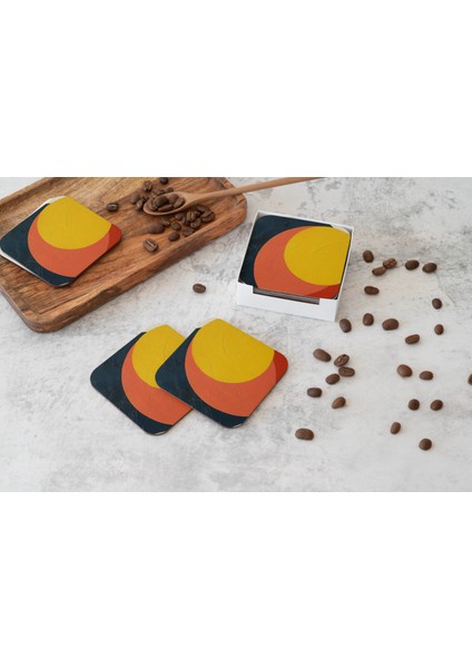 Dekoratif Bardak Altlığı Circle Design 56 fiyatları