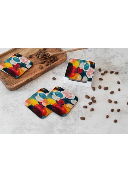 Dekoratif Bardak Altlığı Circle Design 69 fiyatları