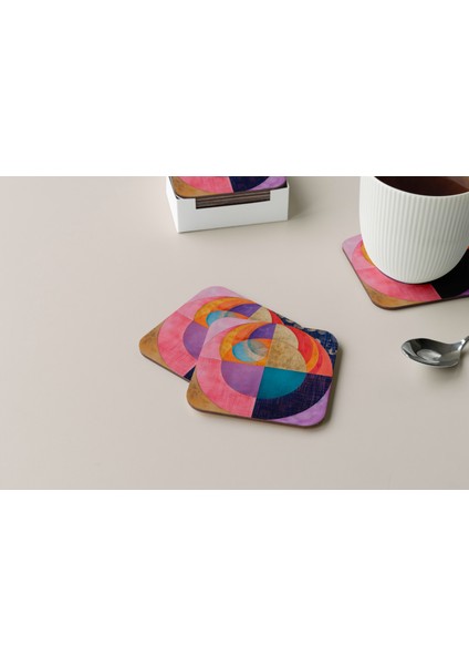 Dekoratif Bardak Altlığı Circle Design 92