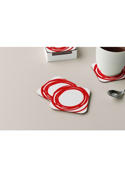 Dekoratif Bardak Altlığı Circle Design 29