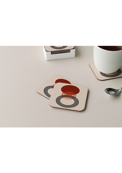 Dekoratif Bardak Altlığı Circle Design 10