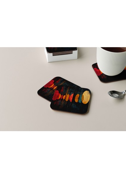 Dekoratif Bardak Altlığı Circle Design 24