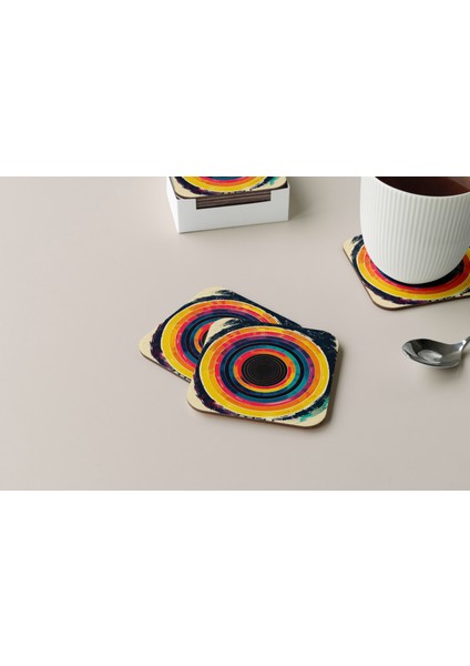 Dekoratif Bardak Altlığı Circle Design 65