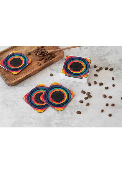 Dekoratif Bardak Altlığı Circle Design 65 fiyatları