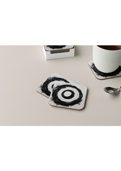 Dekoratif Bardak Altlığı Circle Design 137